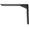 Ekena Millwork Countertop Support Steel Heavy Duty Bracket w/ Gusset, Powder Coated Black 2 1/2"W x 14"D x 10"H BKTM02X14X10CGPBL - alternate 3